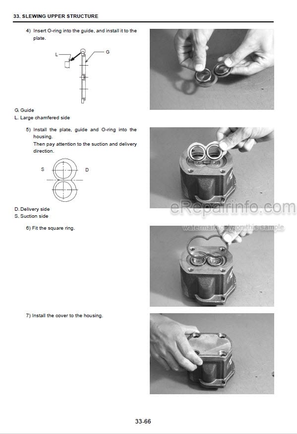 Photo 4 - Case CX45B CX50B Series 2 CX55B Service Manual Mini Excavator 84602438A