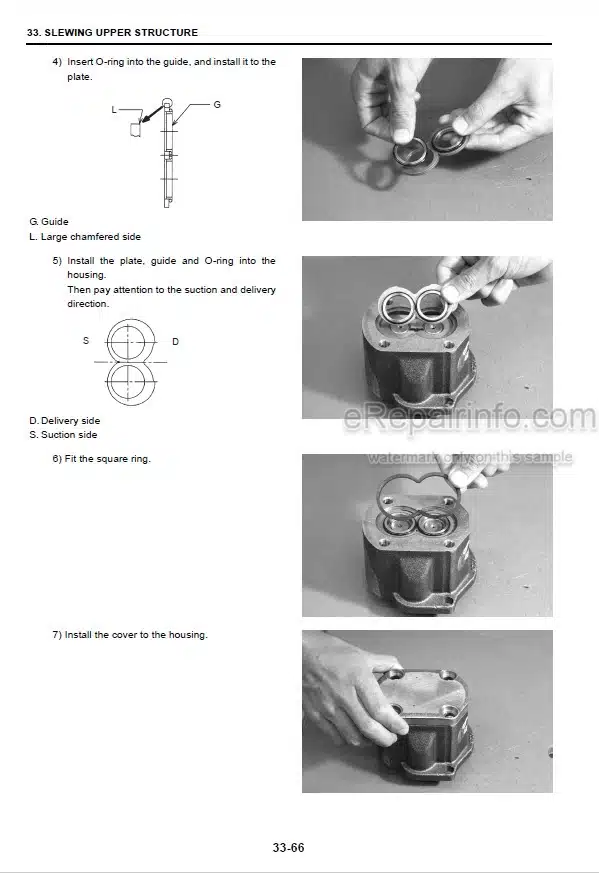 Photo 8 - Case CX45B CX50B Series 2 CX55B Service Manual Mini Excavator 47574282B