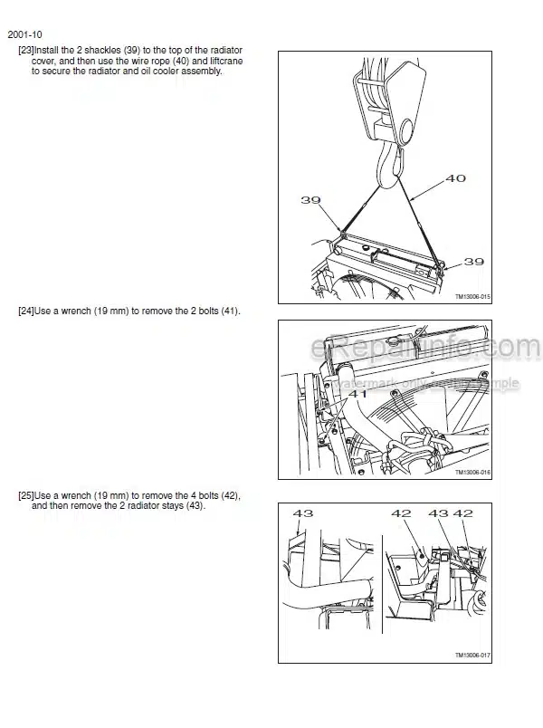 Photo 2 - Case CX470B Service Manual Crawler Excavator