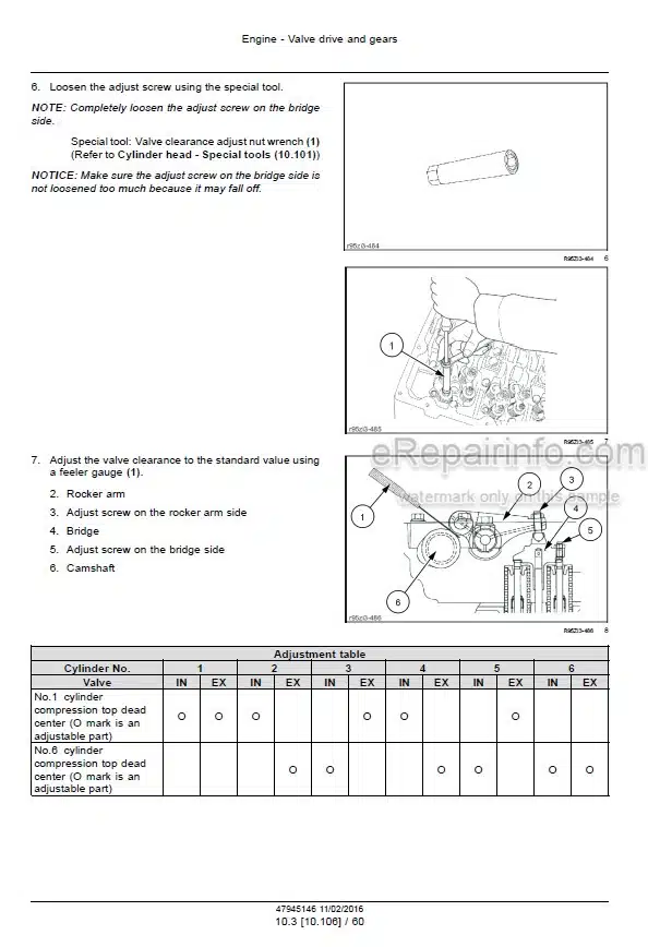 Photo 6 - Case CX490C Service Manual Crawler Excavator 47945146