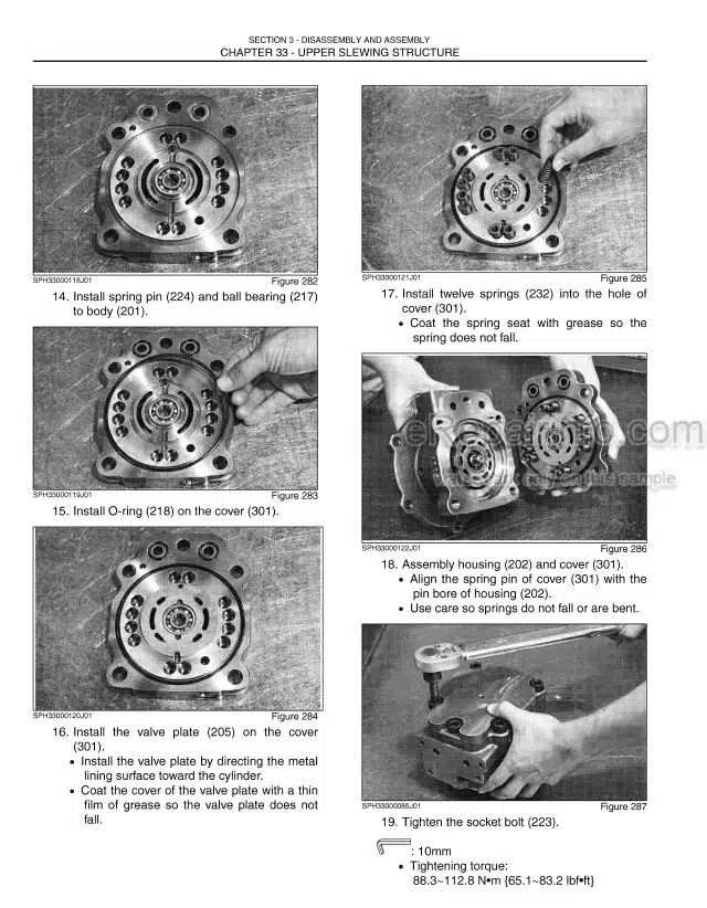 Photo 2 - Case CX50B Service Manual Hydraulic Excavator 6-77460