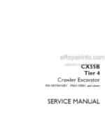 Photo 5 - Case CX55B Tier 4 Service Manual Crawler Excavator PIN NETN55001 - PS04-10001 and above
