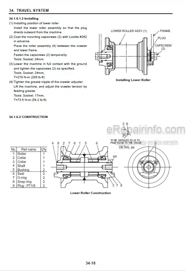 Photo 6 - Case CX55B Tier 4 Service Manual Crawler Excavator PIN PS02-00101 and above