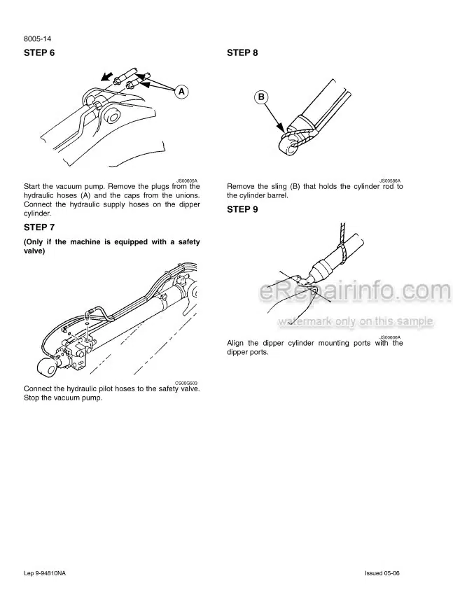 Photo 4 - Case CX700 Tier III Service Manual Crawler Excavator 87364111NA