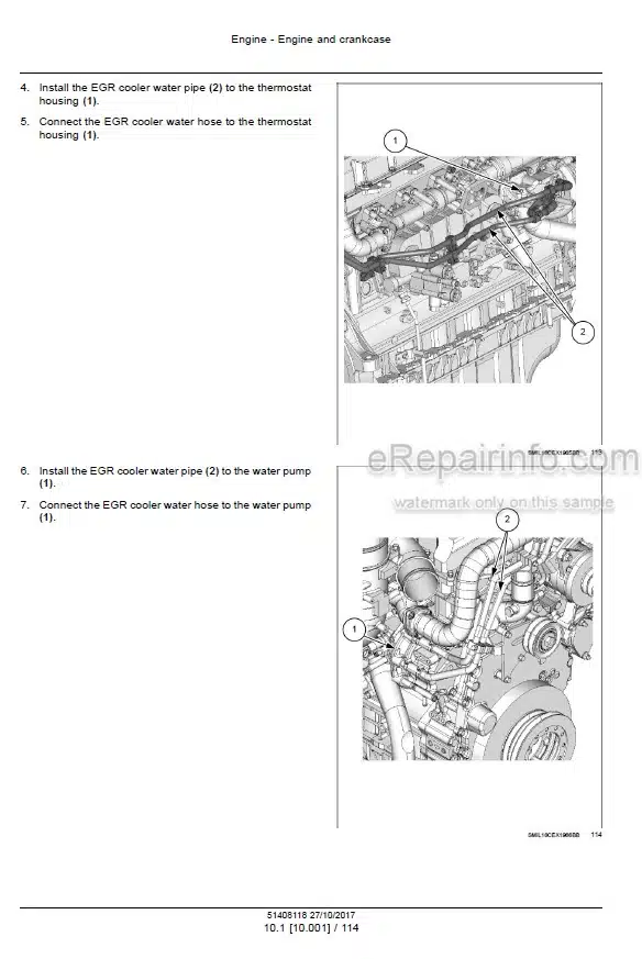 Photo 3 - Case CX750D Service Manual Crawler Excavator 51408118