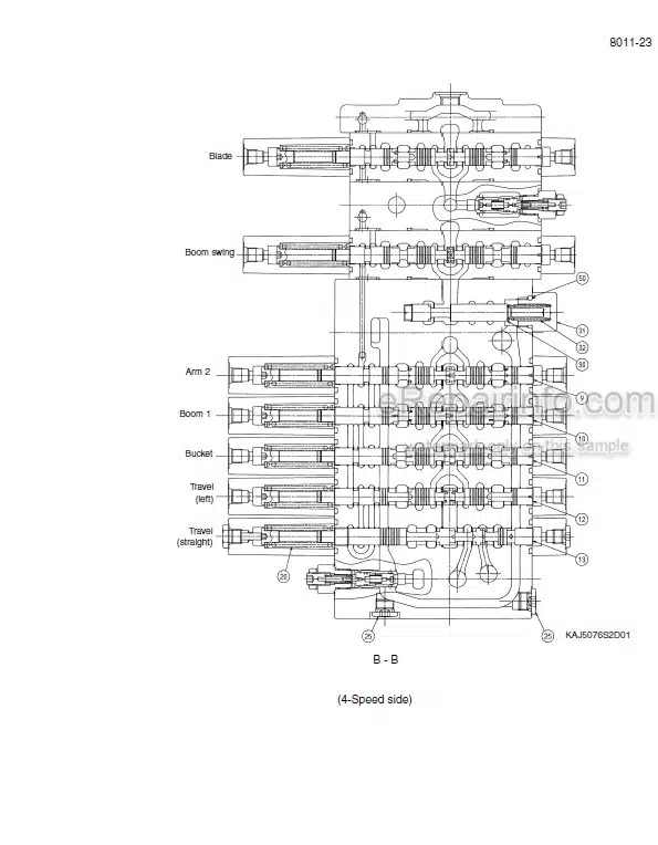 Photo 6 - Case CX75SR CX80 Tier 3 Service Manual Crawler Excavator