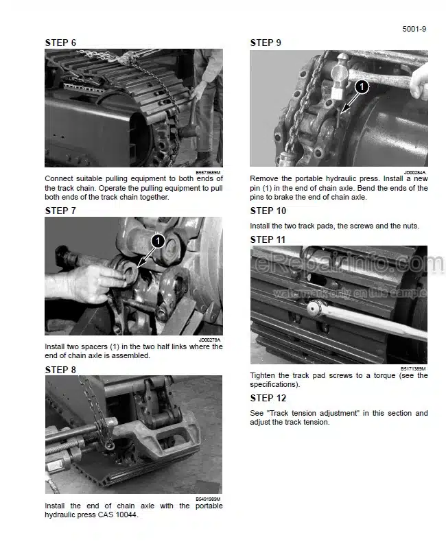 Photo 2 - Case CX800 Service Manual Crawler Excavator