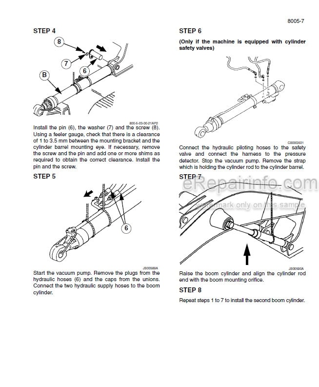 Photo 3 - Case CX800 Tier 3 Service Manual Crawler Excavator