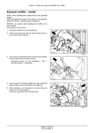 Photo 8 - Case CX800B Service Manual Crawler Excavator 84172684C