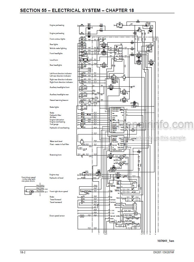 Photo 5 - Case DV207 DV207HF Service Manual Vibratory Roller 47508259