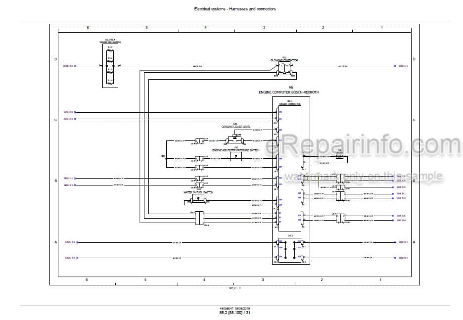 Photo 6 - Case DV209B Tier 3 Service Manual Double Drum Compactor 48038047