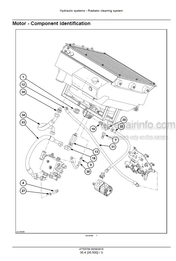 Photo 3 - Case DV210 Tier 3 Service Manual Vibratory Roller 47703709