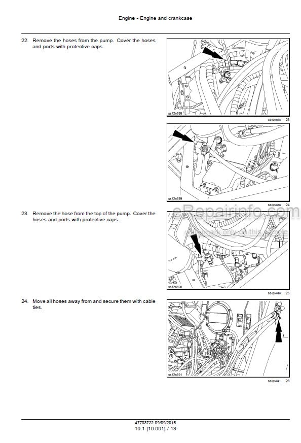 Photo 8 - Case DV210 Tier 3 Service Manual Vibratory Roller 47703709