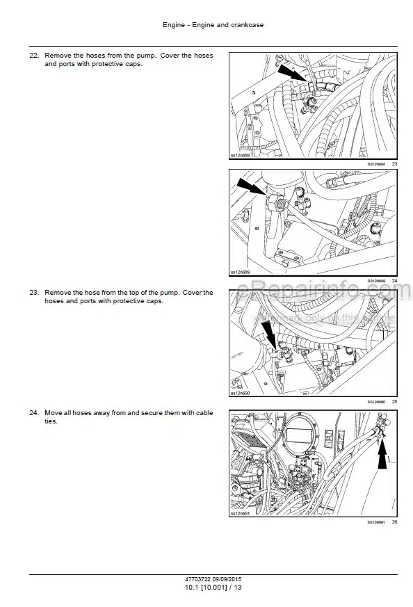 Photo 7 - Case DV23 DV26 DV23CC DV26CC Tier 4A Interim Service Manual Combination Vibratory Roller 48142067