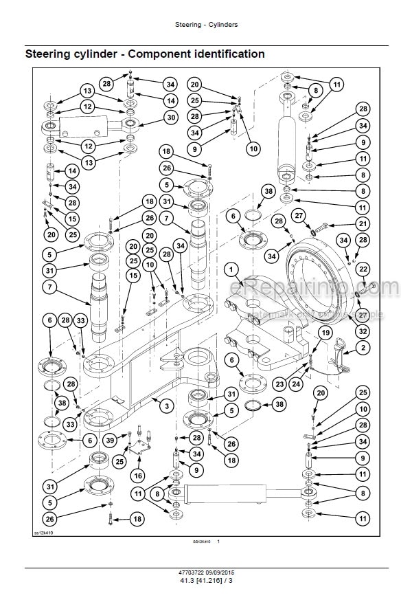 Photo 3 - Case DV216 Tier 3 Service Manual Vibratory Roller 47703722