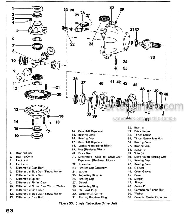 Photo 5 - Case Drott 1500 1800 2000 Service Manual Cruz Crane S406169M3