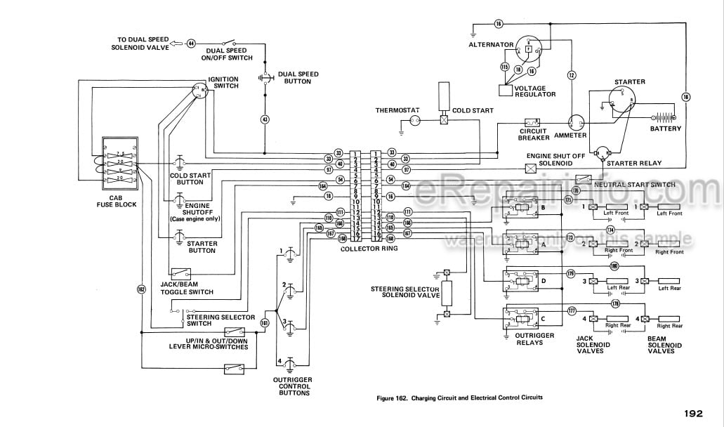 Photo 4 - Case Drott 1500 1800 2000 Service Manual Cruz Crane S406169M3