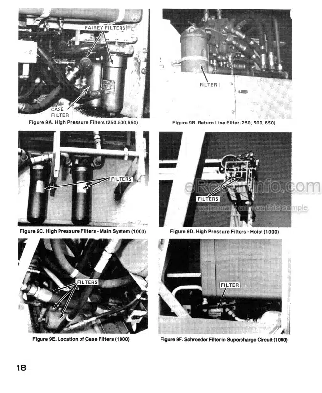 Photo 14 - Case Drott 250 500 650 1000 Series B Service Manual Trevellift S406243M2