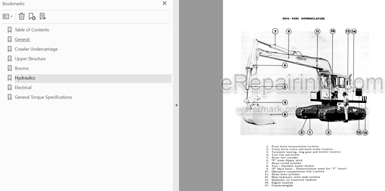 Photo 4 - Case Drott 30 35 40 50 Series A Service Manual Crawler S406079M4