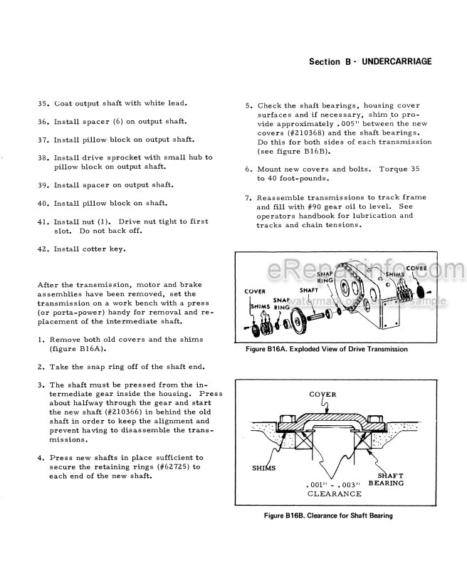 Photo 3 - Case Drott 30 35 40 50 Series A Service Manual Crawler S406079M4
