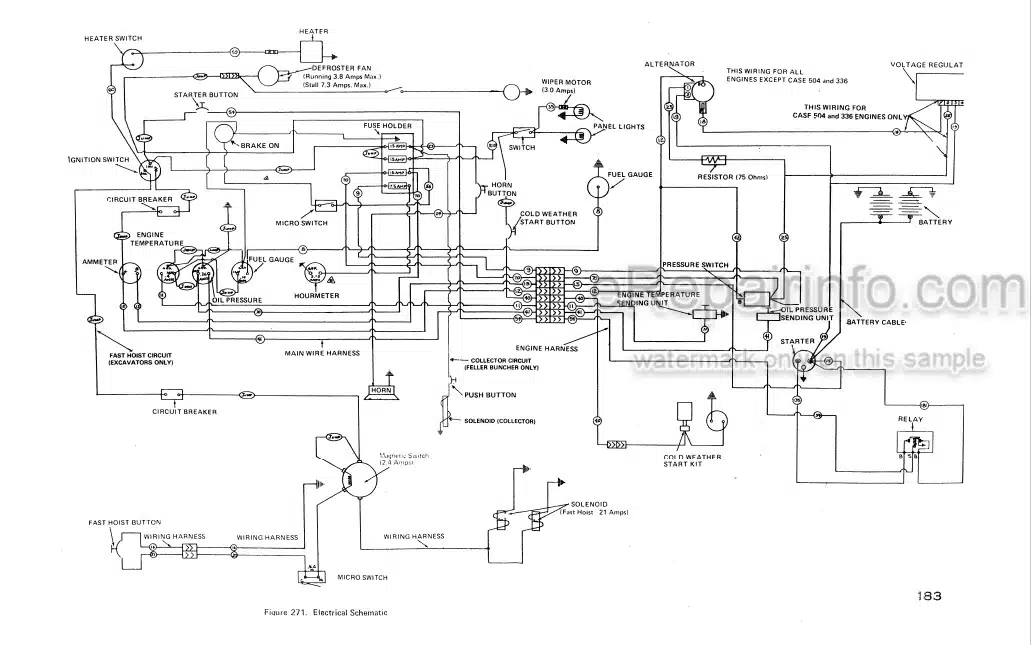 Photo 5 - Case Drott 35 40 50 Series B Service Manual Crawler S406173M2