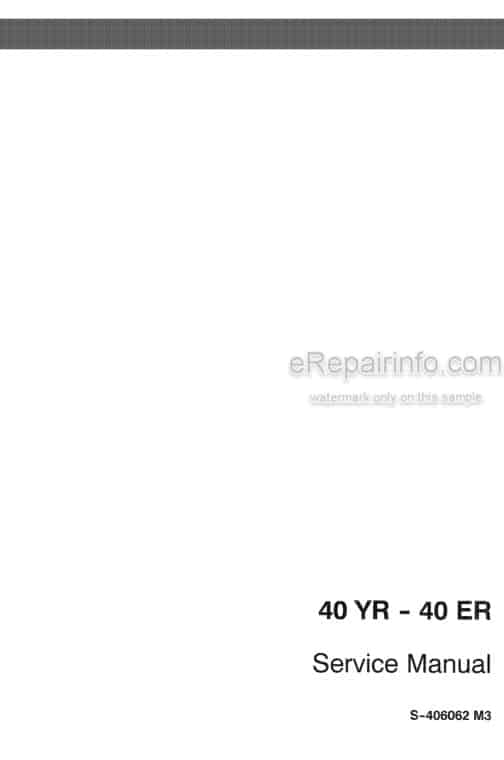 Photo 4 - Case Drott 40YR 40ER Service Manual Wheel Excavator S406062M3