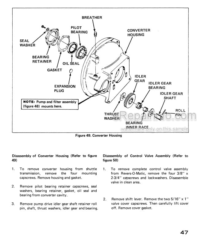 Photo 3 - Case Drott 40 Cruz Air Series B Service Manual Wheel Excavator S406179M1