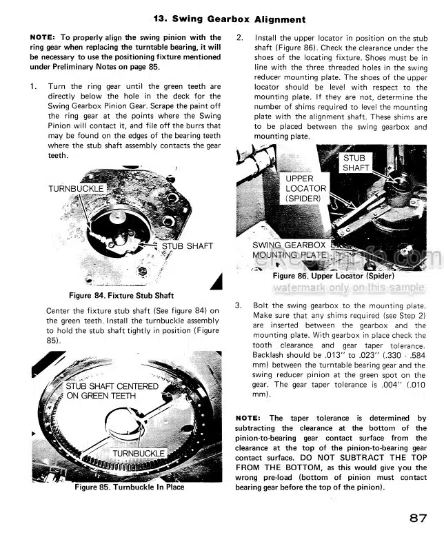 Photo 7 - Case Drott 40 Cruz Air Series D Service Manual Wheel Excavator S406259M2