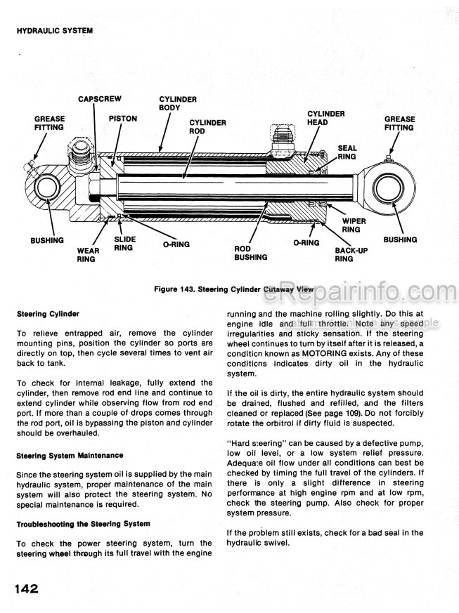 Photo 3 - Case Drott 45 Cruz Air Service Manual Excavator S406267M1
