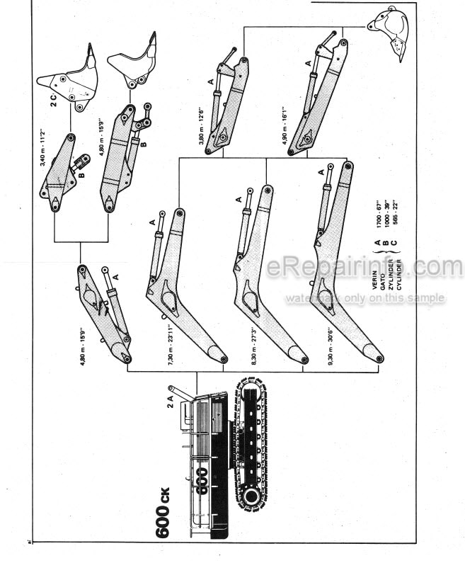 Photo 9 - Case Drott Poclain 600 Technical Manual Excavator S406321