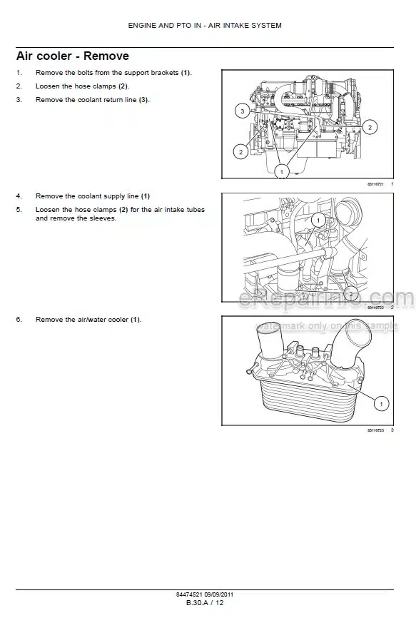 Photo 6 - Case F4CE9484 F4CE9684 F4DE9484  F4DE9684 F4DE9687 F4GE9484 F4GE9684 F4HE9484 F4HE9684 Tier 3 Service Manual Engine 84250518