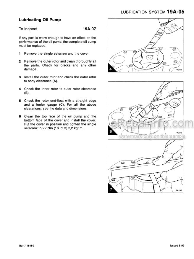 Photo 7 - Case International B-1 43-1 43-2 3122 3142 Service Manual Backhoe SM30A