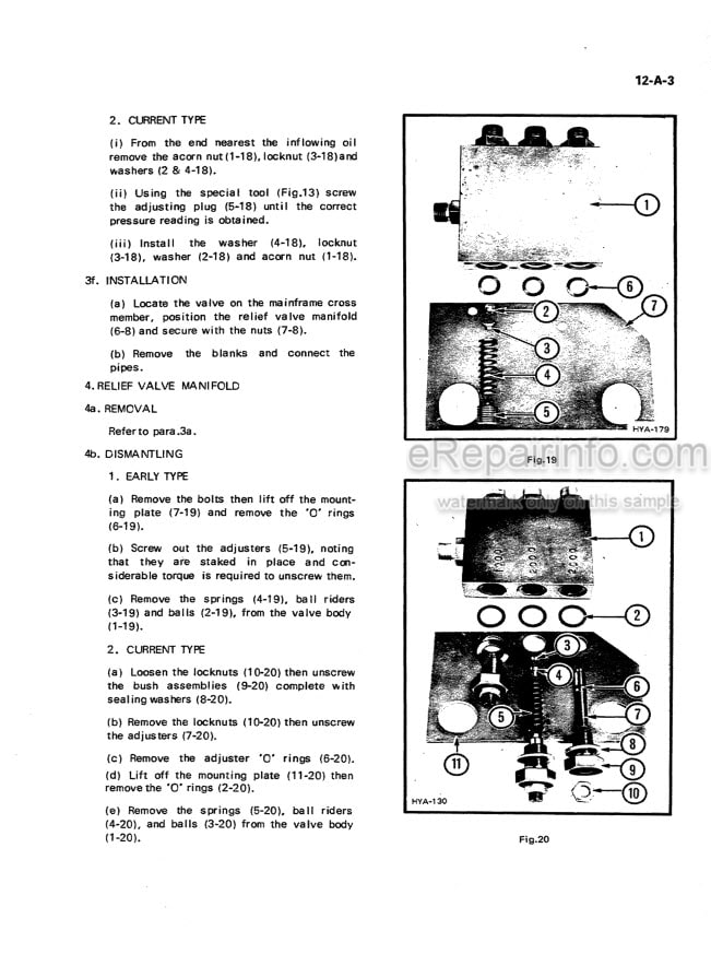 Photo 11 - Case International B-1 43-1 43-2 3122 3142 Service Manual Backhoe SM30A