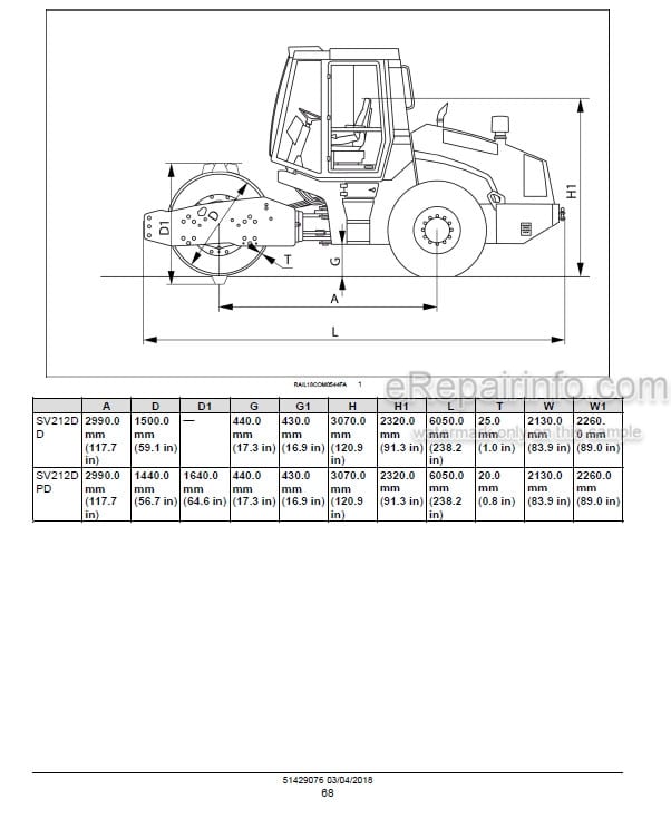 Photo 6 - Case SV212D SV216D Tier 4B Final Service Manual Vibratory Roller 51429076