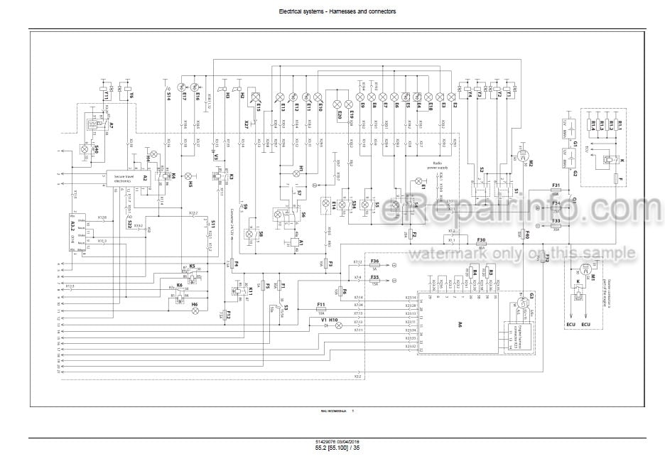 Photo 5 - Case SV212D SV216D Tier 4B Final Service Manual Vibratory Roller 51429076