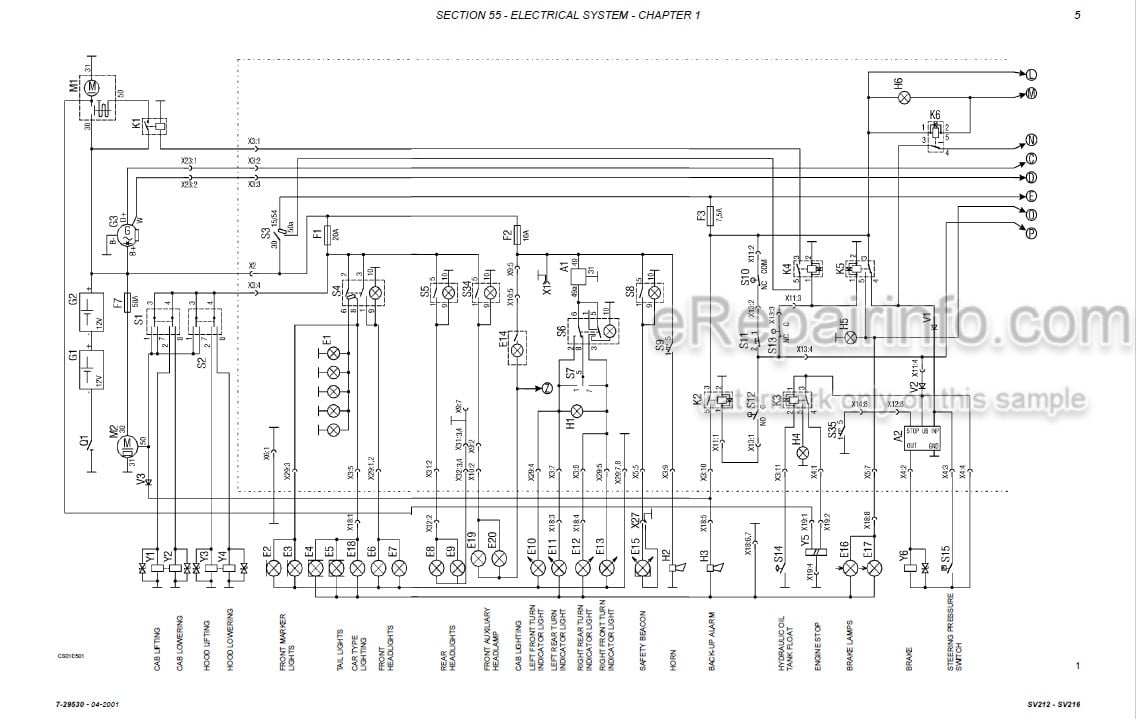Photo 6 - Case SV212 SV216 Service Manual Vibratory Roller 7-29530