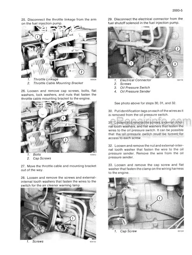 Photo 7 - Case W14B Service Manual Loader 8-42830