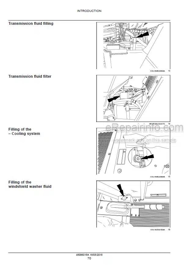 Photo 4 - Case W20F Service Manual Wheel Loader 48096018A