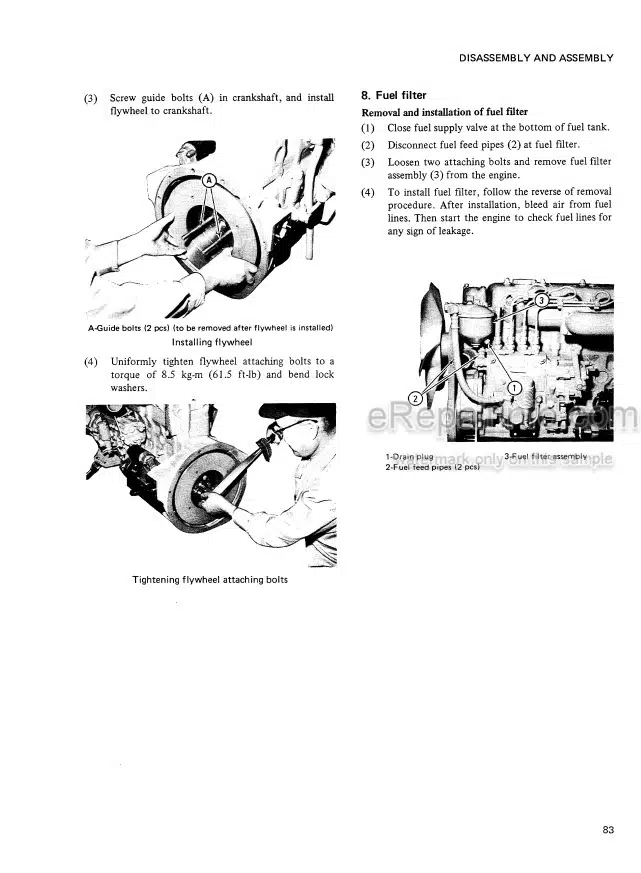 Photo 8 - Case W36 Service Manual Loader 9-66874