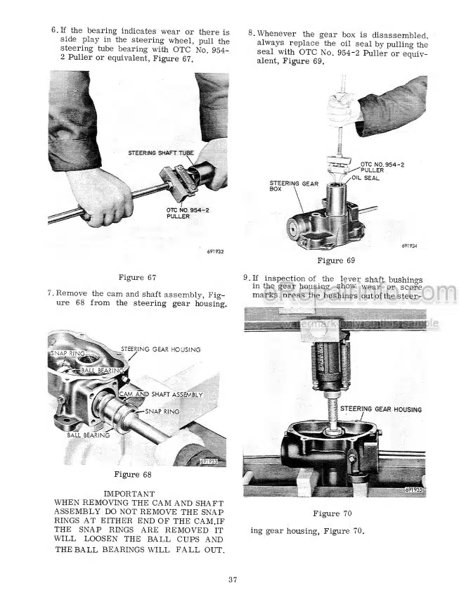 Photo 8 - Case W7 Service Manual Loader 9-76762