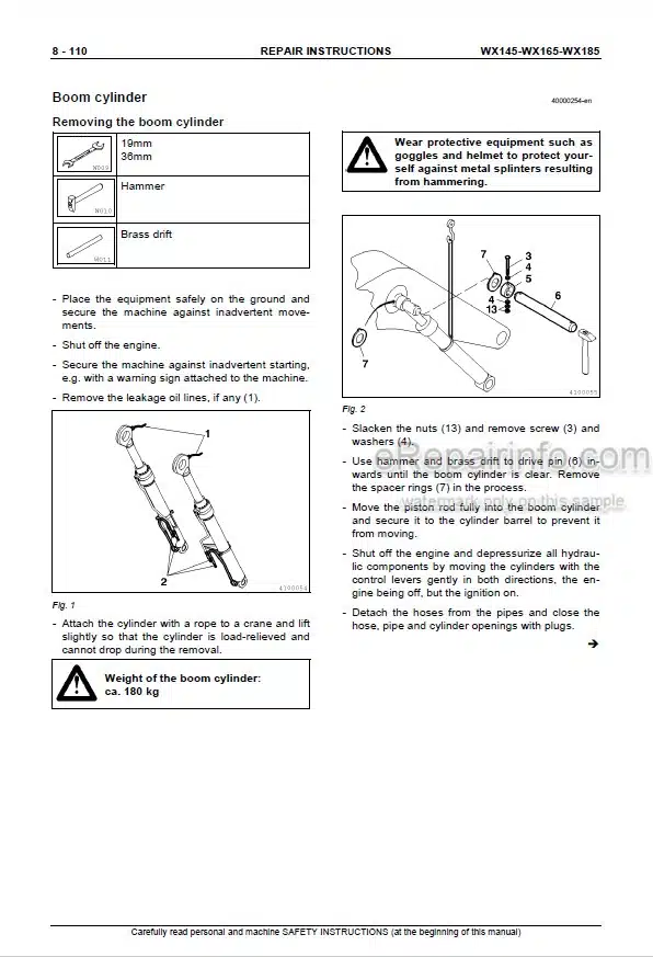 Photo 8 - Case W9 W9A W10 W12 Service Manual Loader 9-76832