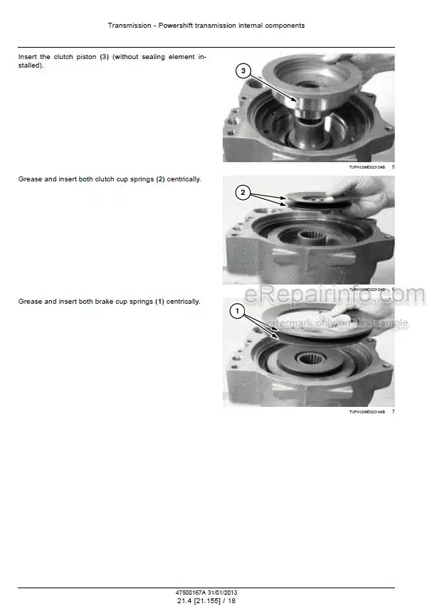 Photo 7 - Case WX168 WX188 Service Manual Wheeled Excavator 48005370