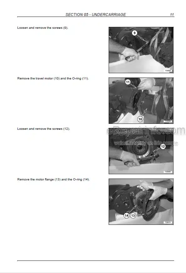 Photo 7 - Case WX218 Service Manual Wheeled Excavator 48005326