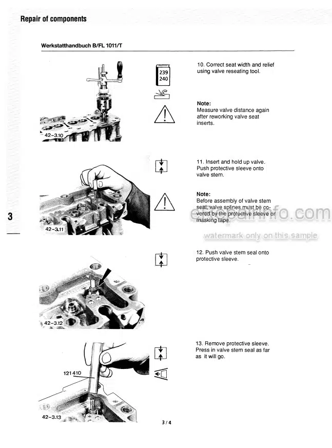 Photo 9 - Deutz F2L1011 F3L1011 F4L1011 BF4L1011T Workshop Manual Engine 291-1942