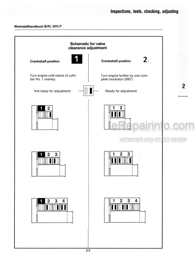 Photo 6 - Deutz F2L1011 F3L1011 F4L1011 BF4L1011T Workshop Manual Engine 291-1942