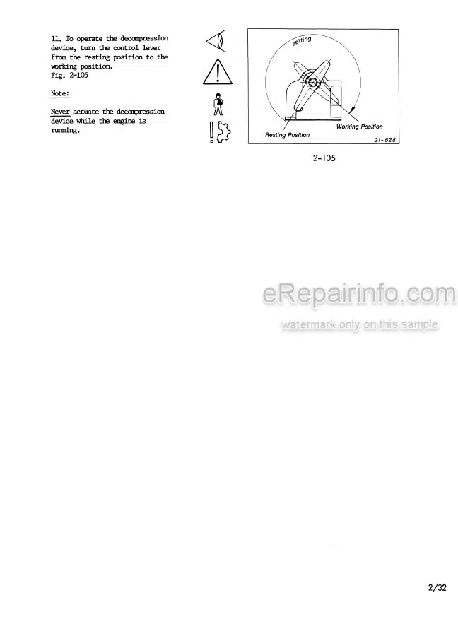 Photo 6 - Deutz F1L511 F1L511W F2L511 F2L511W Workshop Manual Diesel Engine 291-1921