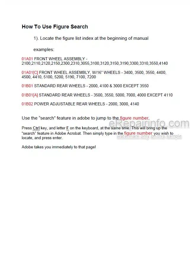 Photo 4 - Ford 3600 Illustrated Parts List Manual 3 Cylinder Ag Tractor