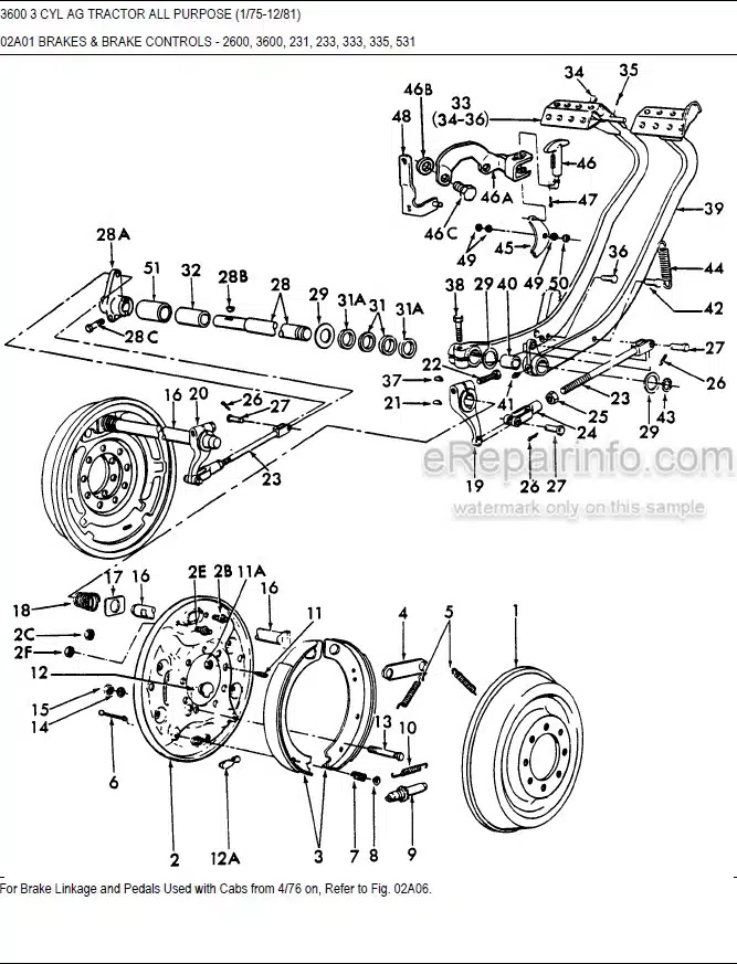 Photo 7 - Ford 2910 Parts List Manual 3 Cylinder Tractor