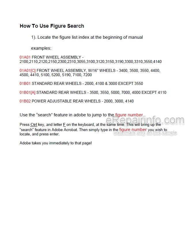 Photo 3 - Ford 7600 Illustrated Parts List Manual 4 Cylinder Ag Tractor