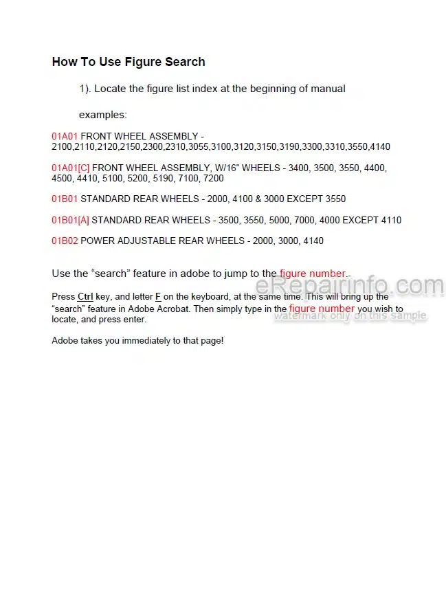 Photo 4 - Ford New Holland 4140 Master Illustrated Parts List Manual 4 Cylinder Industrial Tractor